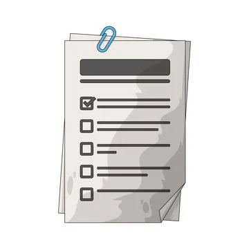 Task list illustration Stock Illustration