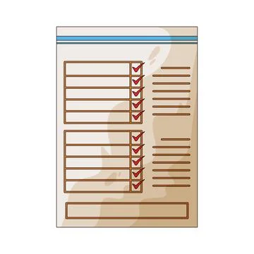 Task list illustration Stock Illustration