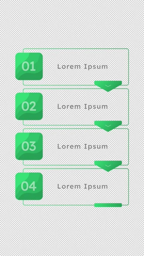 Task list infographic 4 steps template animation Stock Footage 335745534