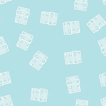 Task list line vector seamless pattern Stock Illustration