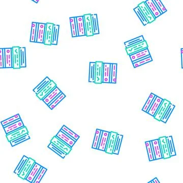 Task list vector seamless pattern Stock Illustration