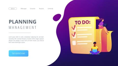 Task management it concept vector illustration 스톡 일러스트