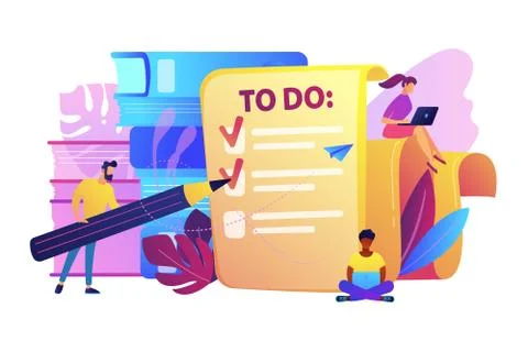 Task management it concept vector illustration イラスト素材