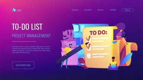 Task management it concept vector illustration Stock Illustration