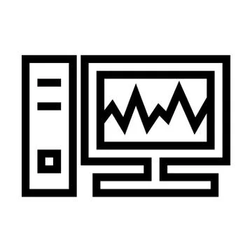 Task Manager/ Personal Computer Health Icon Stock Illustration