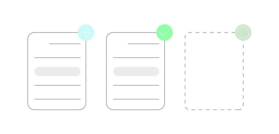 Task performance, online management on the service desk, board Stock Illustration