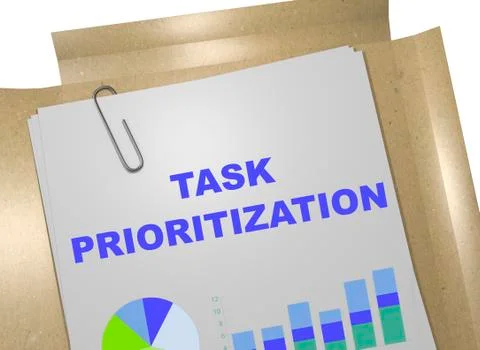 Task Prioritization concept Stock Illustration