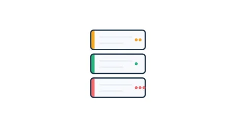 Task Priority Sorting Vídeo Stock 341678997