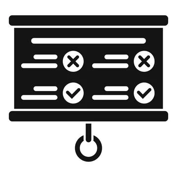 Task schedule banner icon simple vector. Person event Stock Illustration