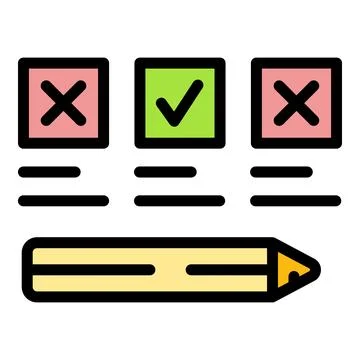 Task schedule icon vector flat Illustrazione stock
