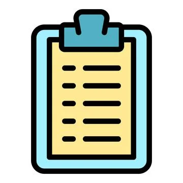 Task schedule work board icon vector flat イラスト素材