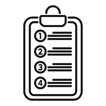 Task support icon outline vector. Office help Illustrazione stock