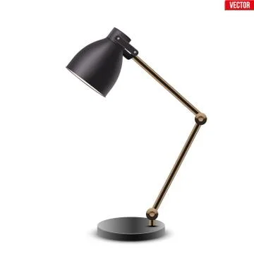 Task table desk lamp 스톡 일러스트