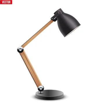 Task table desk lamp 스톡 일러스트