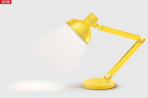 Task table desk lamp 스톡 일러스트