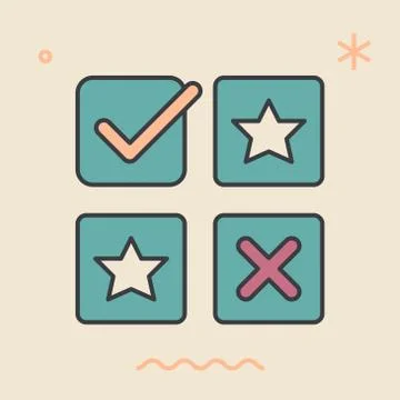 Tasks. Productivity concept. Unique and creative illustration. Stock Illustration