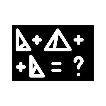 Tasks with shapes glyph icon vector illustration イラスト素材