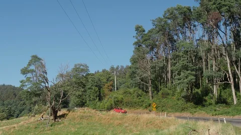 The Tasman Highway Stock Footage 120154685