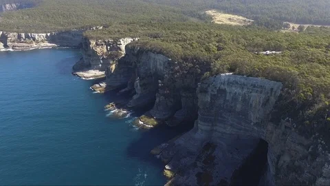 Tasmania /Australia Coastline Stock Footage