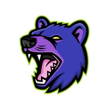 Tasmanian Devil Head Mascot Stock Illustration