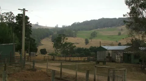 Tasmanian farm Видео 11386374