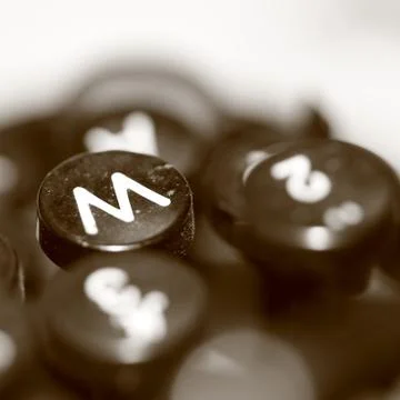 Tastatur W oder M ? Stock Photos