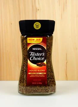 Taster's choice coffee 库存照片