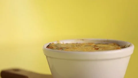 Tasting dip spinach 2 Stock Footage 132198194