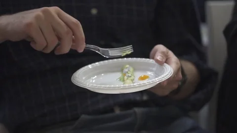 Tasting a gourmet dish Stock Footage 82254729