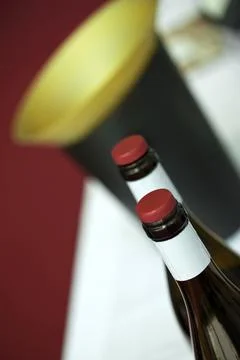 Tasting red wine Stock Photos