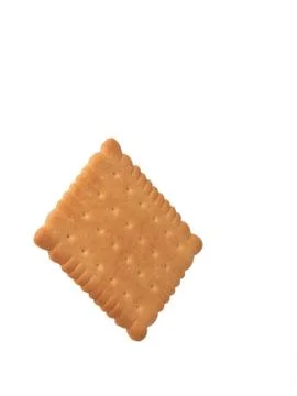 Tasty Biscuits isolated Stock Photos
