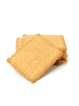 Tasty Biscuits isolated Foto stock
