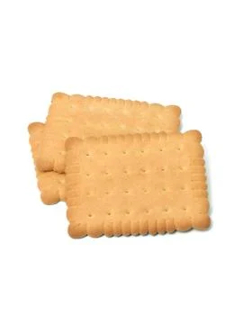 Tasty Biscuits isolated Stock Photos