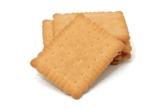 Tasty Biscuits isolated Stockfoto's