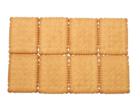 Tasty Biscuits isolated Foto stock