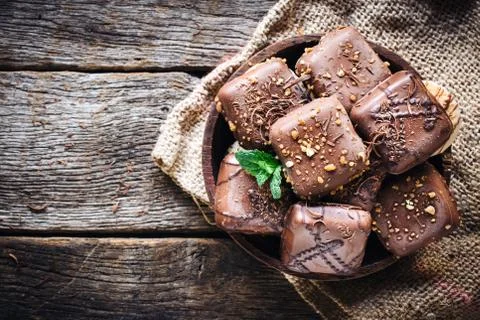 Tasty biscuits Foto stock