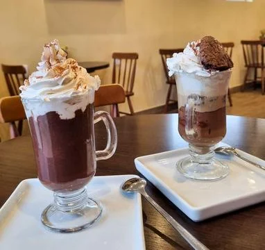 Tasty break! Stock Photos