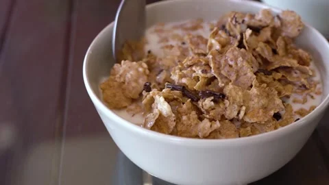 Tasty Breakfast Closeup View Stock Footage 304064666