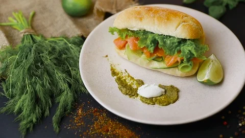 Tasty breakfast. Stock Footage 114742644