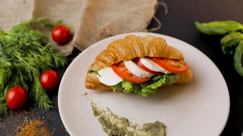 Tasty breakfast. Stock Footage 114742881