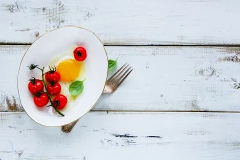 Tasty breakfast set Stock Photos
