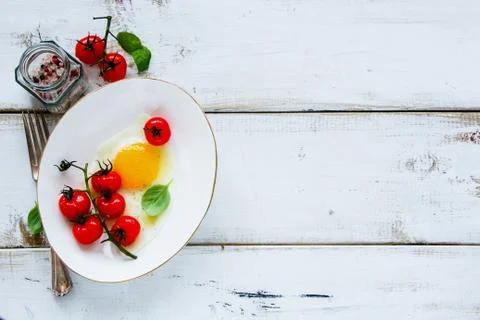 Tasty breakfast set Stock Photos