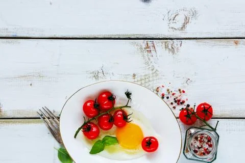 Tasty breakfast set Stock Photos