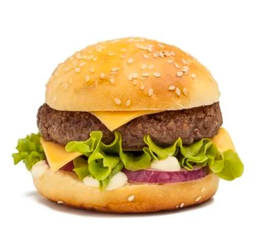 Tasty burger Stock Photos