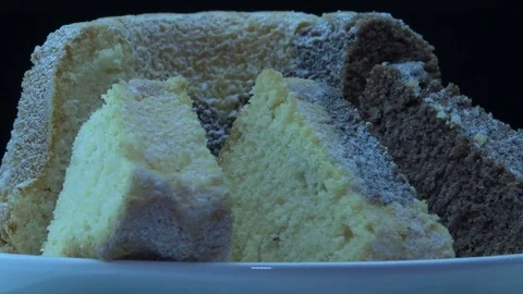 Tasty cake slices 스톡 동영상 82229505