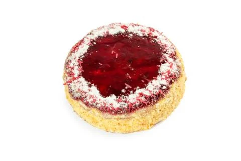 Tasty cake on a white background Stock Photos