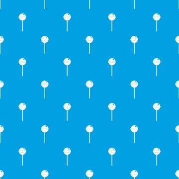 Tasty candy pattern seamless blue Illustrazione stock