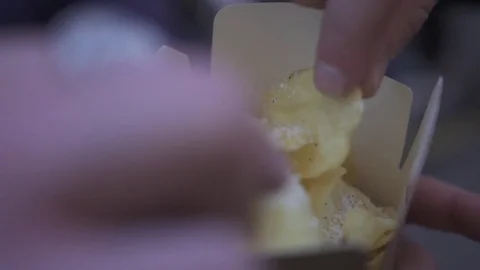 Tasty chips Stock Footage 82027227