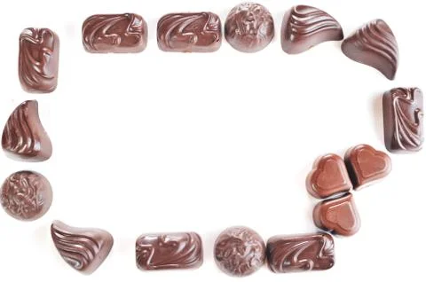 Tasty chocolates Stock Photos