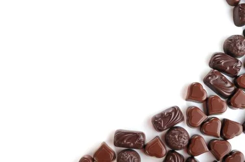 Tasty chocolates Stock Photos